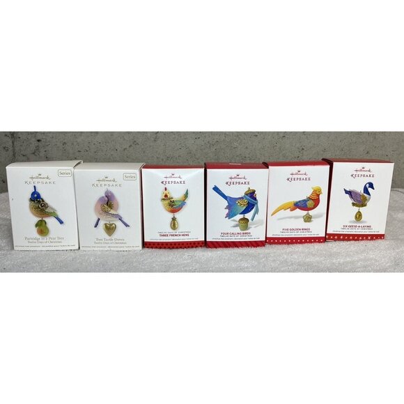 Hallmark Other - Hallmark Twelve Days Of Christmas Bird Ornaments ~ 2011 - 2016 (1-6)